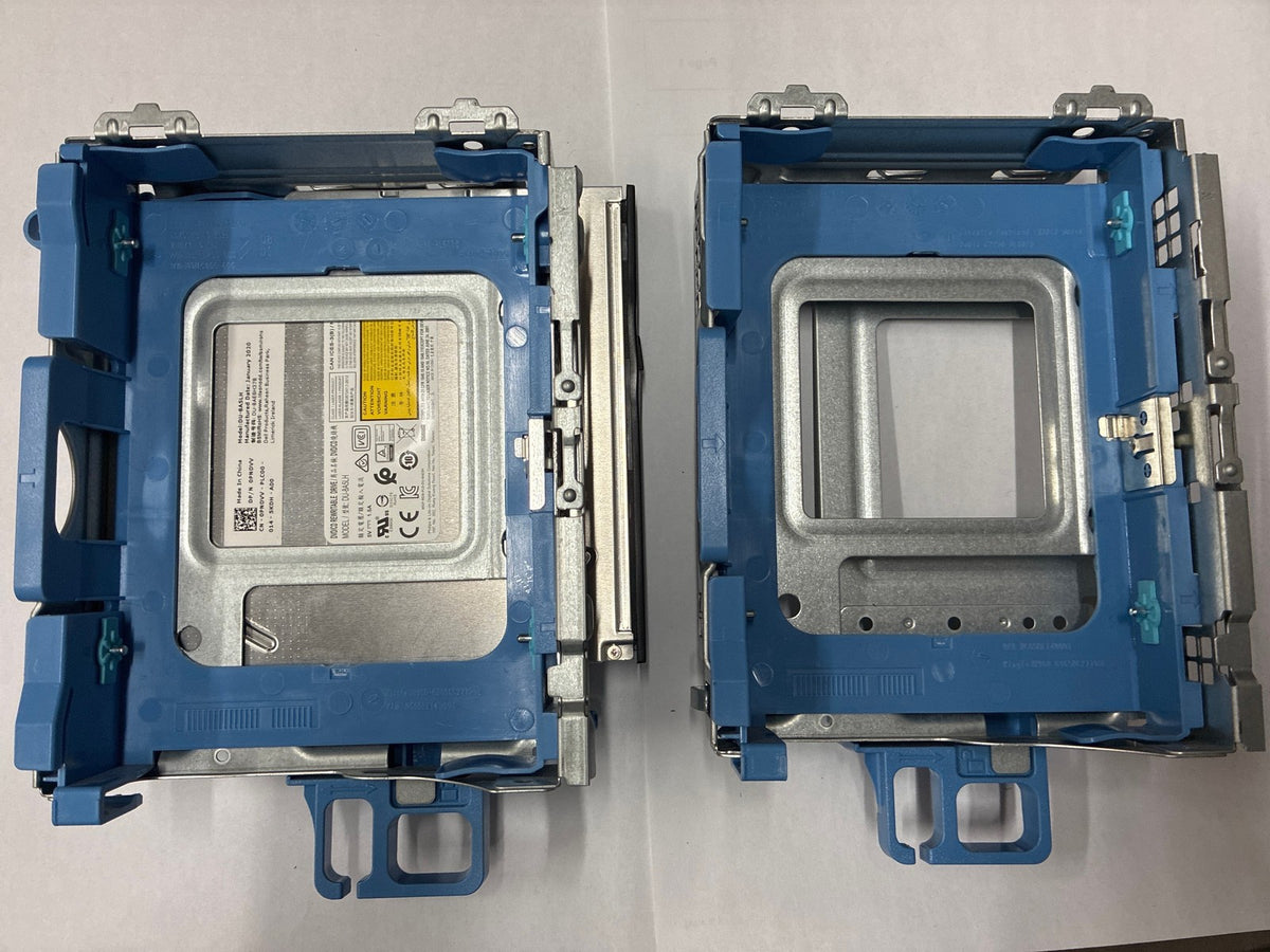 🔥DELL 7070  DVD-RW Drive Blue  Drive Caddy Bracket Lot of 2