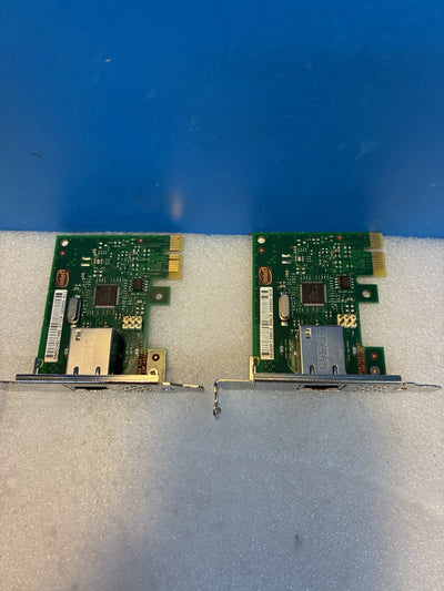 🔥 (2x) Intel PCIe Gigabit NIC HP 697356-001 RJ45 LAN Card Low Profile