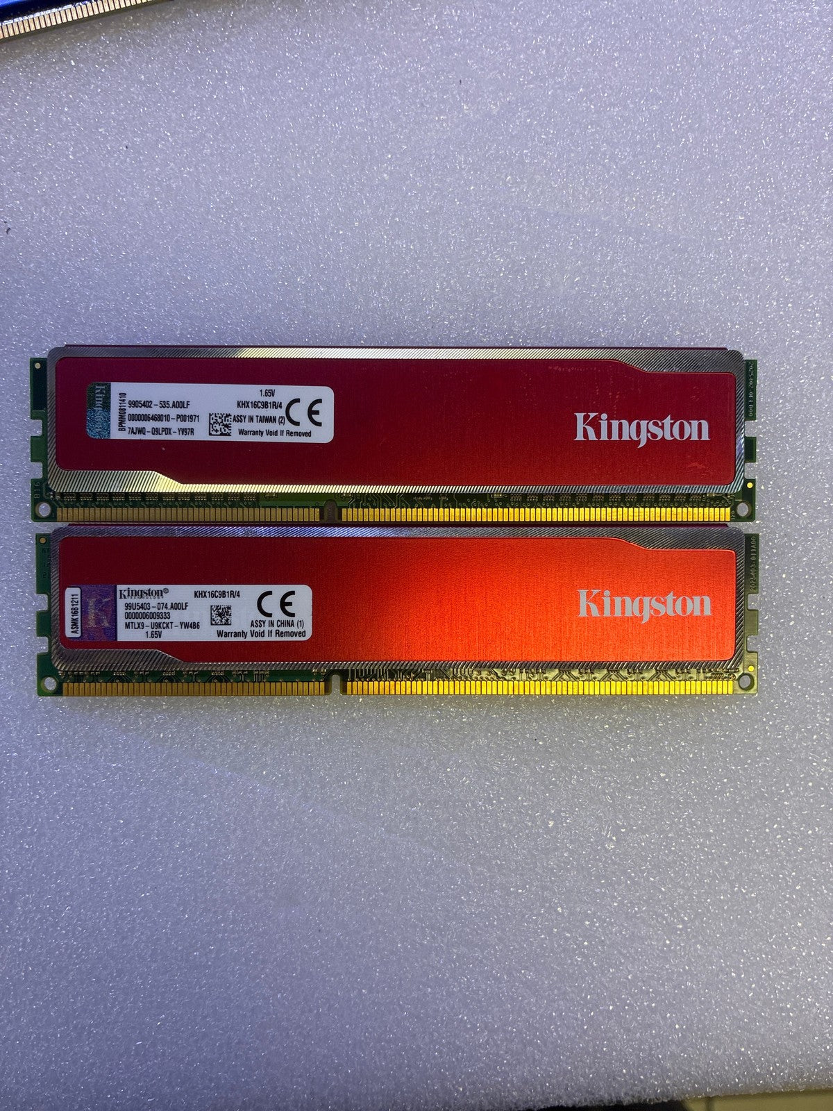 🔥 Kingston HyperX Red DDR3 1600MHz 8GB Kit (2x4GB) Desktop RAM KHX16C9B1R/4