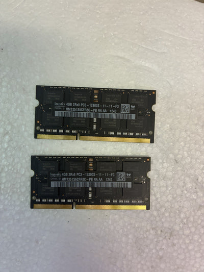 8GB= 2x 4GB Apple Original DDR3 1600 PC3-12800S Mac Memory RAM MacBook / iMac