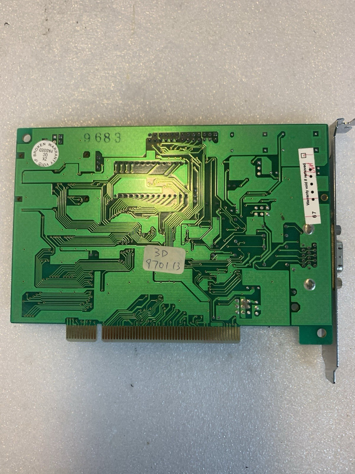 🔥 ATI Mach32 ISA Industrial Graphics Card A100 CNC Medical DB9 Rare