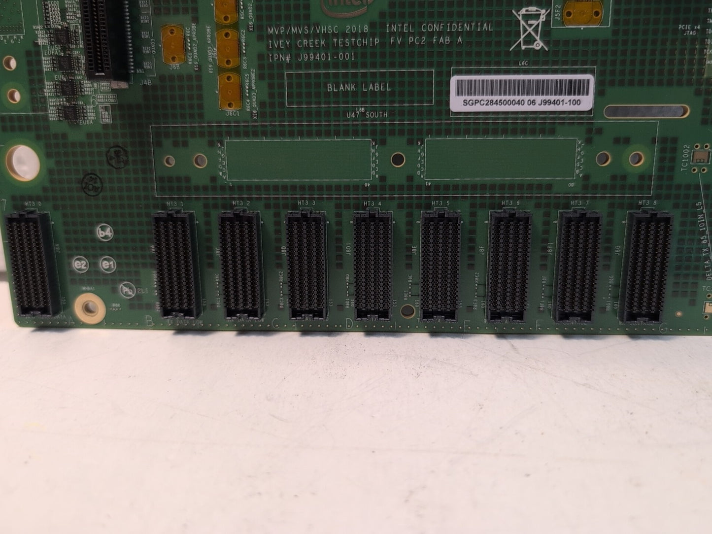 🔥 Intel MVP/MVS/VHSC Ivey Creek Testchip  J99401-001  Board -
