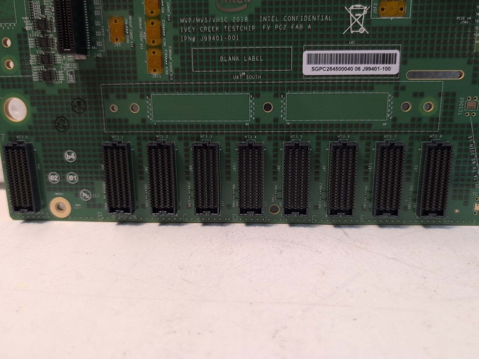 🔥 Intel MVP/MVS/VHSC Ivey Creek Testchip  J99401-001  Board -