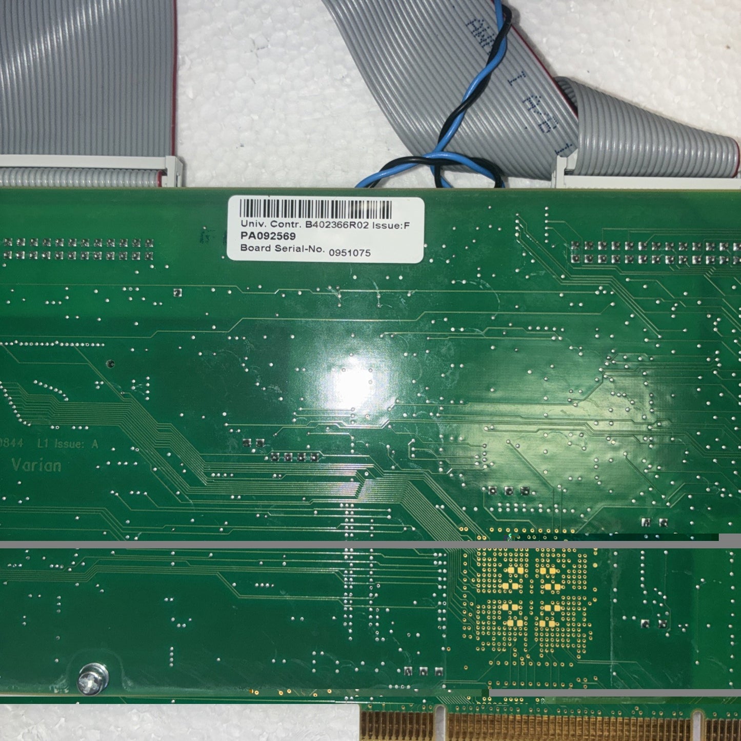 Varian UNIV CONTR. B402366R02 PA092569 data acquisition card issue: F + sub card