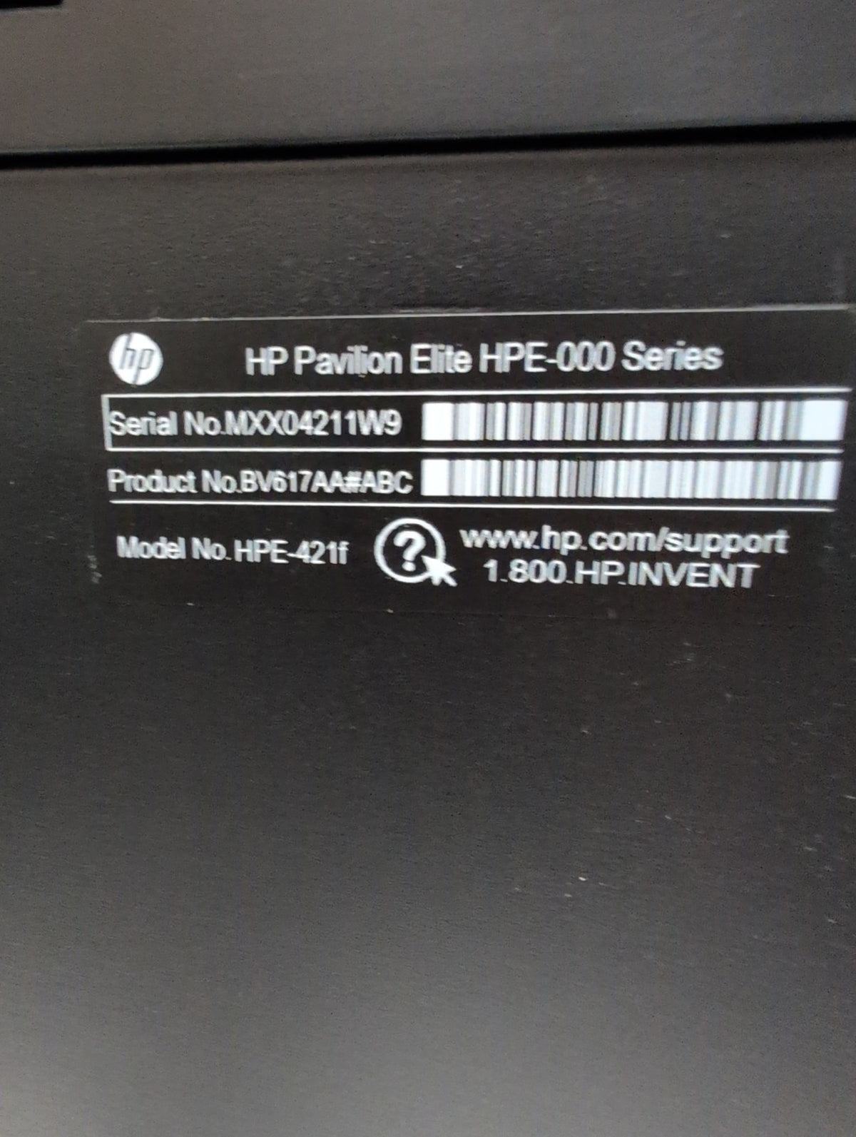 🎸 HP Pavilion Elite HPE-421f Desktop PC Intel i7-870 12GB RAM 1TB HDD (NO OS)