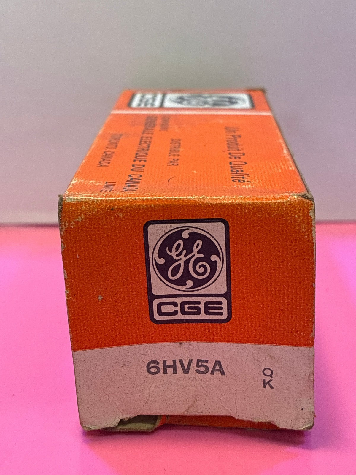 🔥 GE CGE Canadian General Electric 6HV5A Vacuum Tube NOS in Original Box