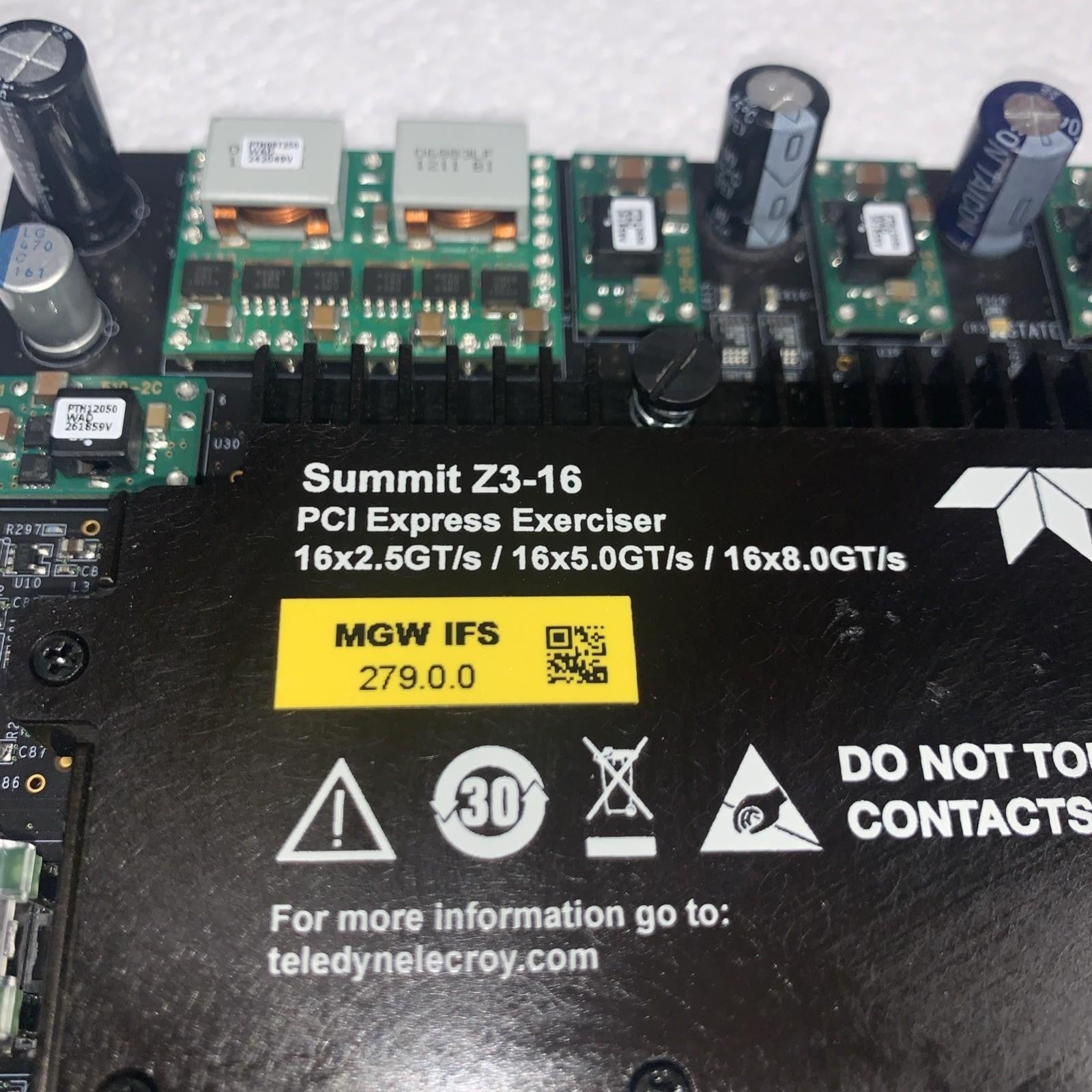 PCI-EXPRESS Exerciser Z3-16 SMBus Support summit