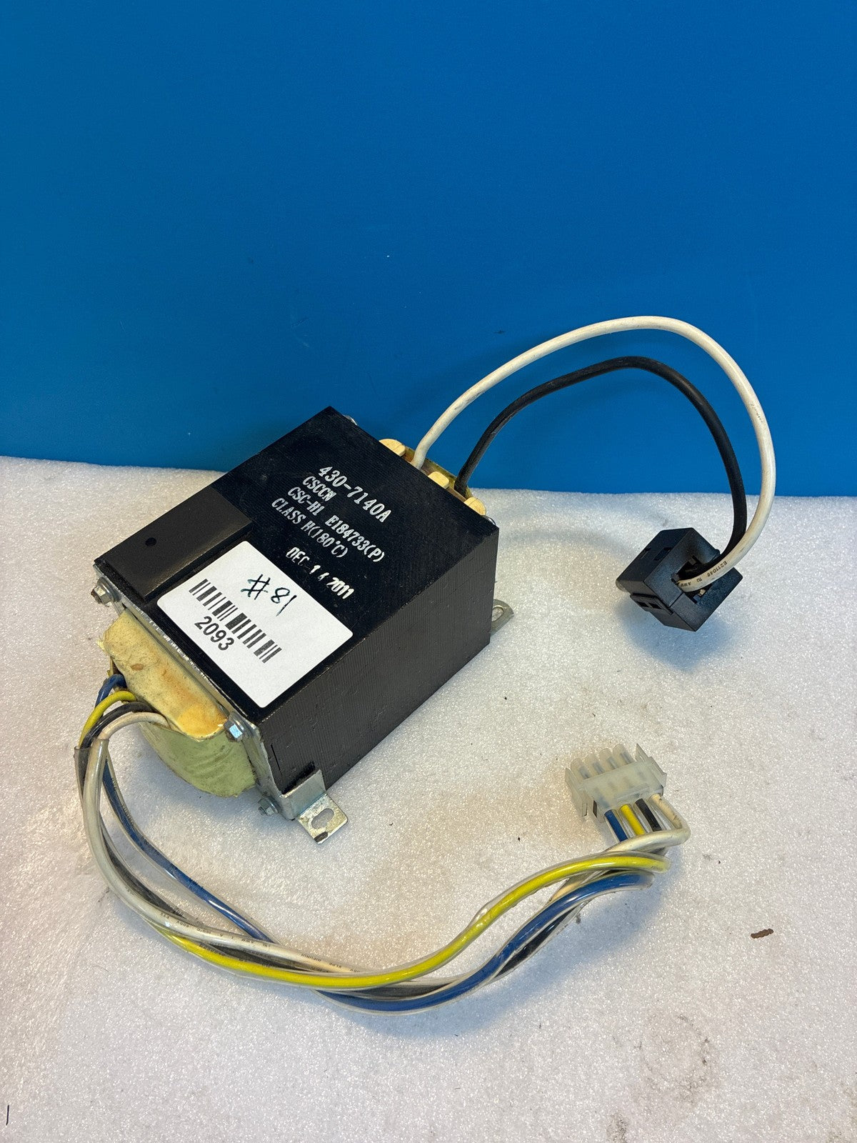 🔥 Industrial Control Transformer 430-7140A Class H(180C) CSC-H1 Used Pulled