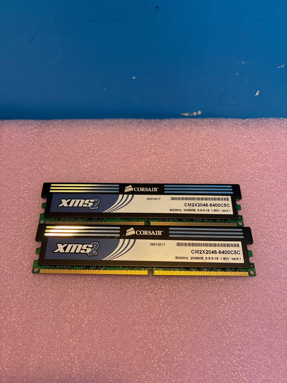 🔥 Corsair XMS2 CM2X2048-6400C5C DDR2-800 4GB (2x2GB) Dual Channel Kit