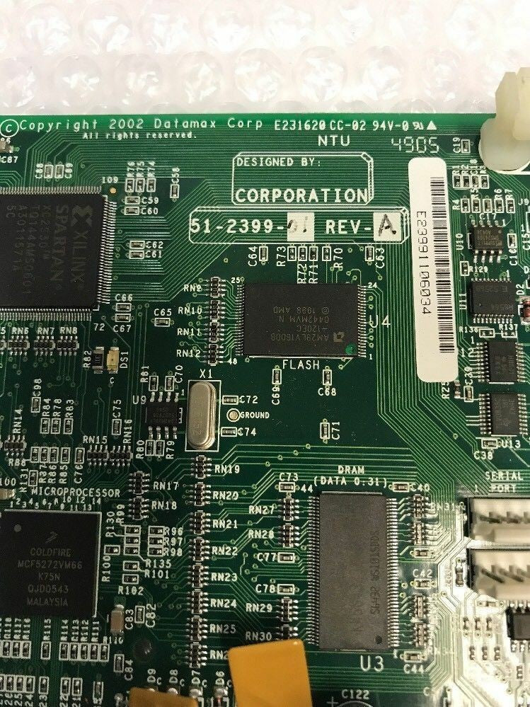 - Datamax M-4208 RS422 Main System Board Assembly 51-2399-01 Rev -A