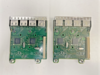 2X  Dell Ethernet Network Daughter Card P/N: 0FM487  +