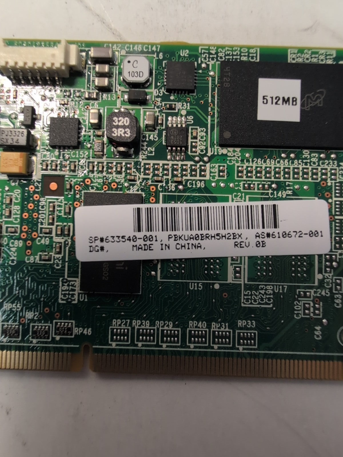 🔥 HP 512MB Flash Backed Write Cache Memory Module 633540-001 610672-001-