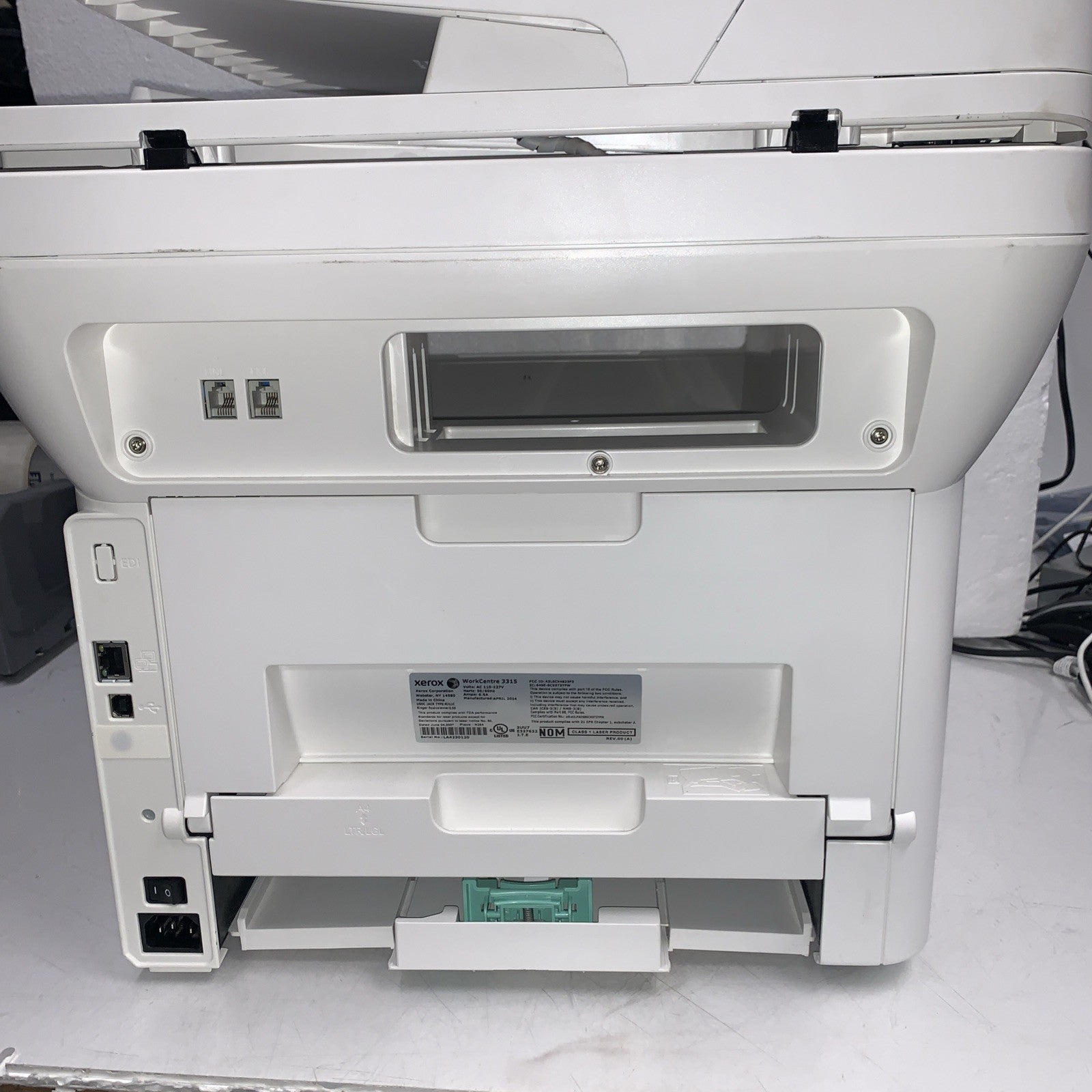 Nice ~ Xerox WorkCentre 3315 AIO Monochrome Laser Printer (low page count 18K)