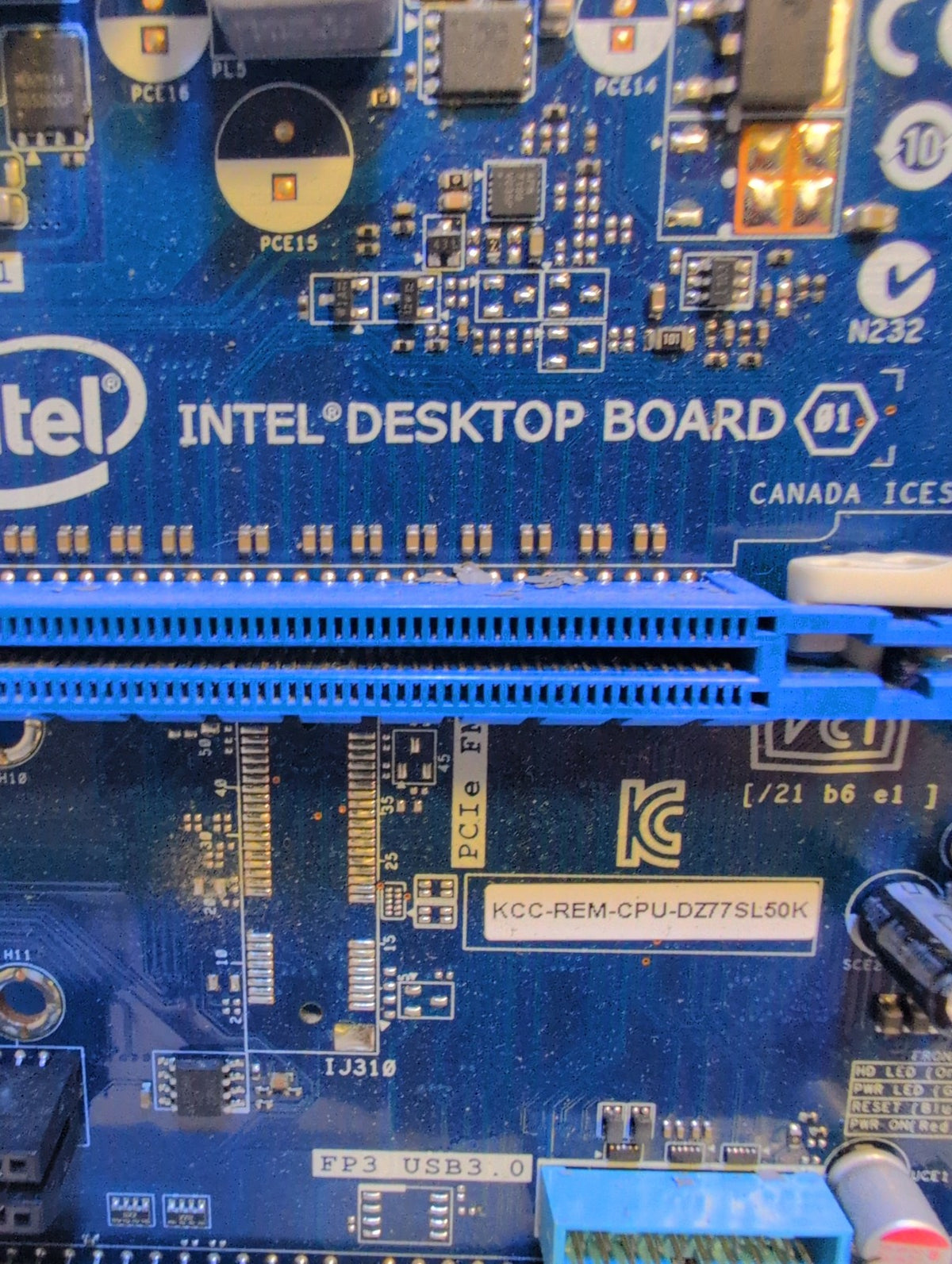 🎸 Intel Desktop Board DZ77SL LGA1155 Motherboard with i5-3550 CPU