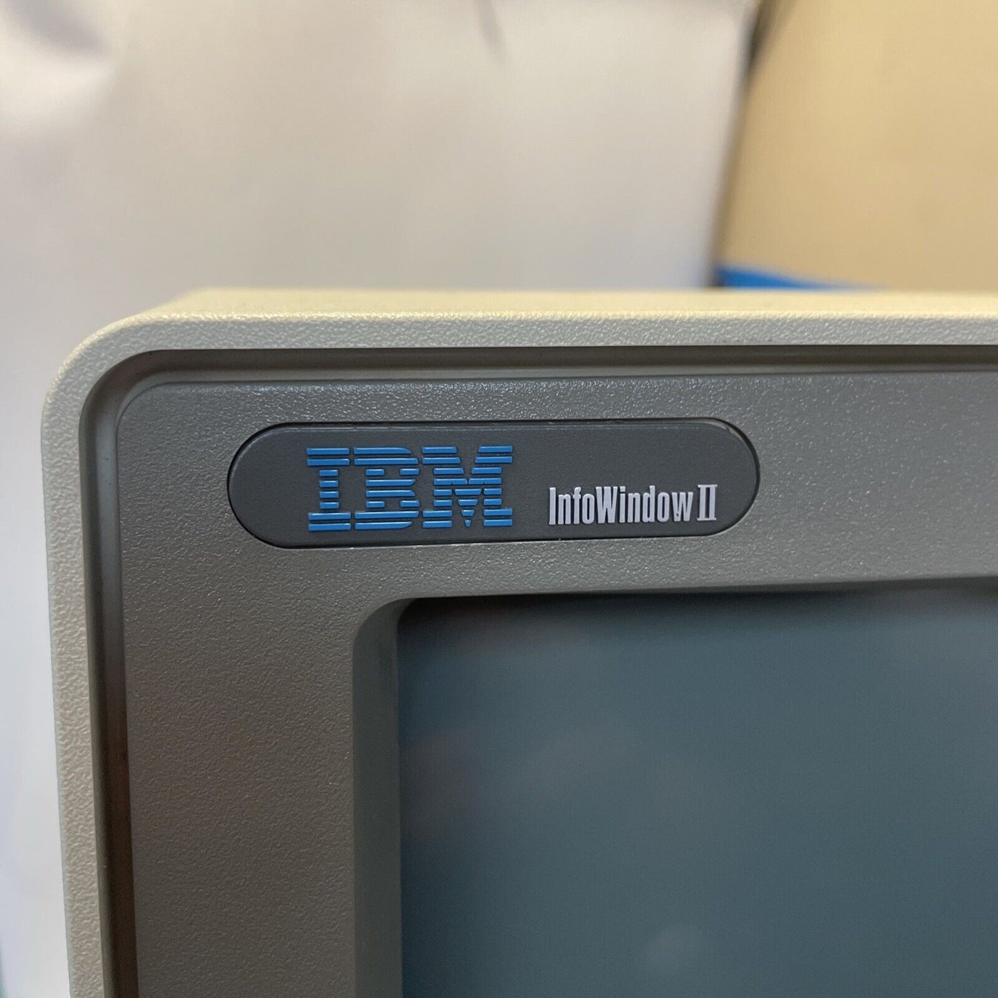 Nice ~ IBM 3487 InfoWindow II Display Station 1993 with IBM P/N 1395660 keyboard