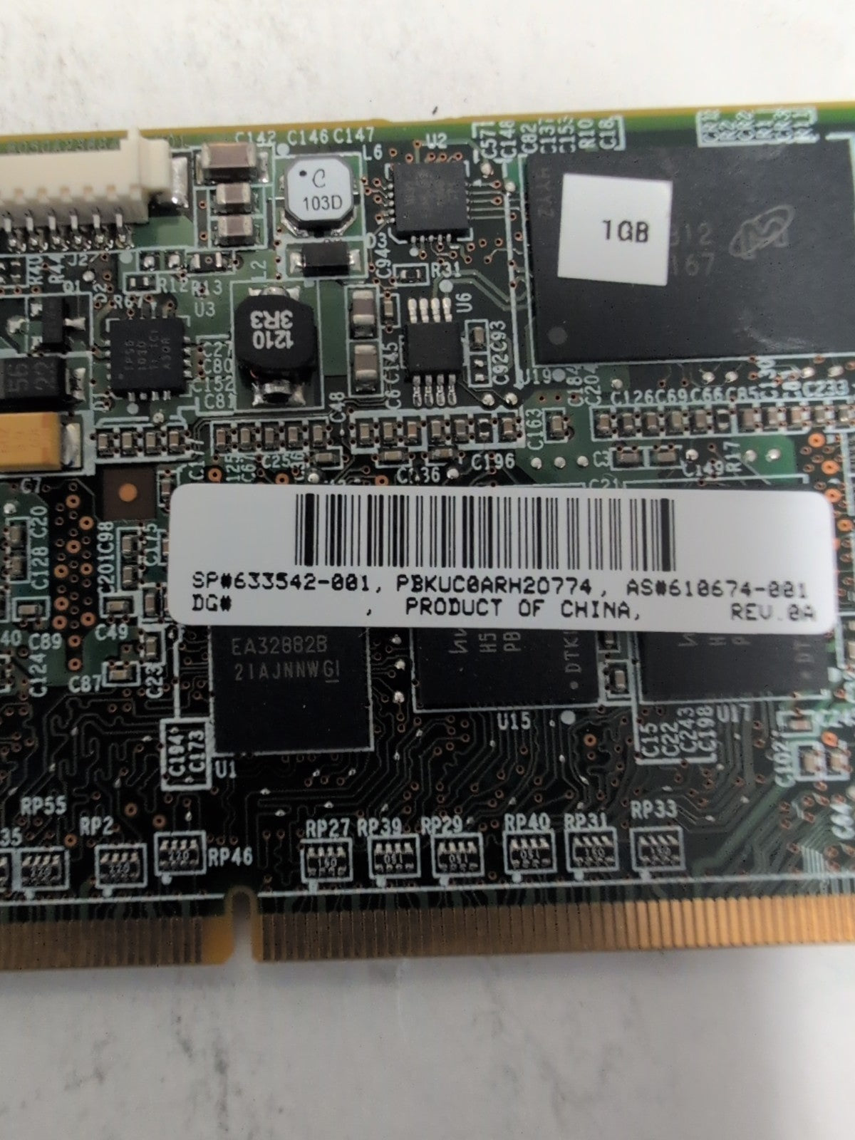 🔥 HP 633542-001 1GB FBWC cache module 610674-001  -