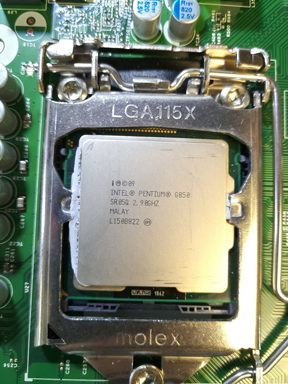 - 1x Dell F6X5P Optiplex 390 (SFF) Motherboard DIH61R  W/G850 CPU TESTED