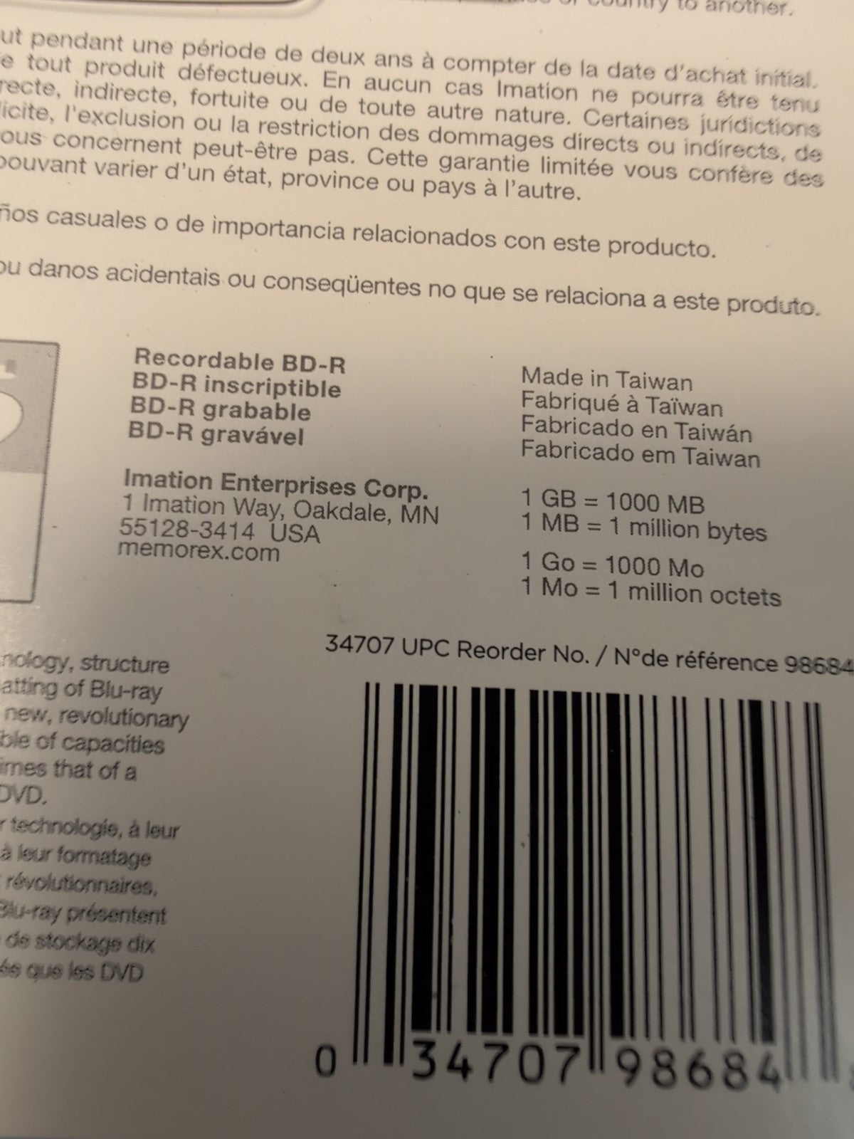 🔥 NEW Memorex Blu-Ray BD-R 6x 25GB Single Layer Disks 5 pack -