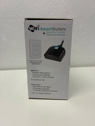 🔥 Prime WiFi Smart Outdoor Outlet 2-Pack with Remote Control CCRCOWF32PK
