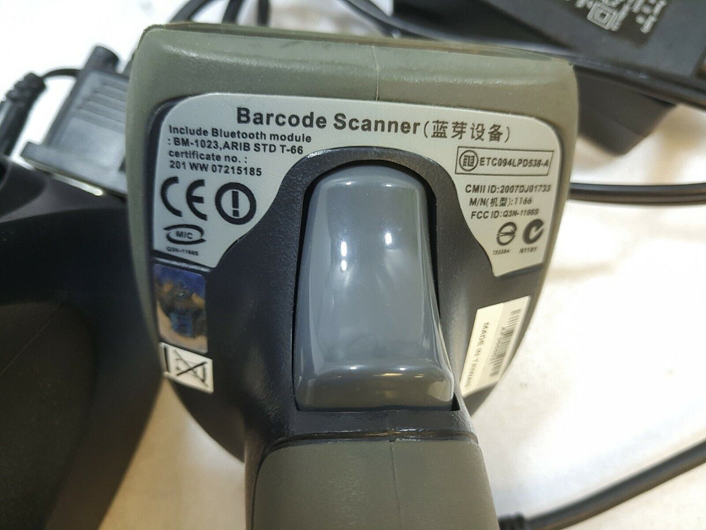 - Cipher Lab BM-1023 BLUETOOTH USB Barcode Scanner W/ 3666 Cradle&AC