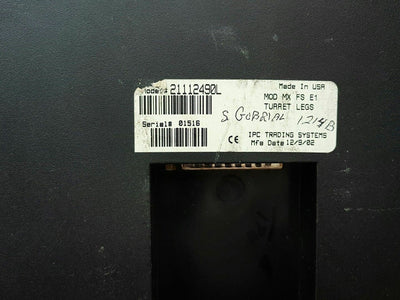 - IPC TRADENET MX FS E1 OPERATOR INTERFACE PANEL   21112490L 