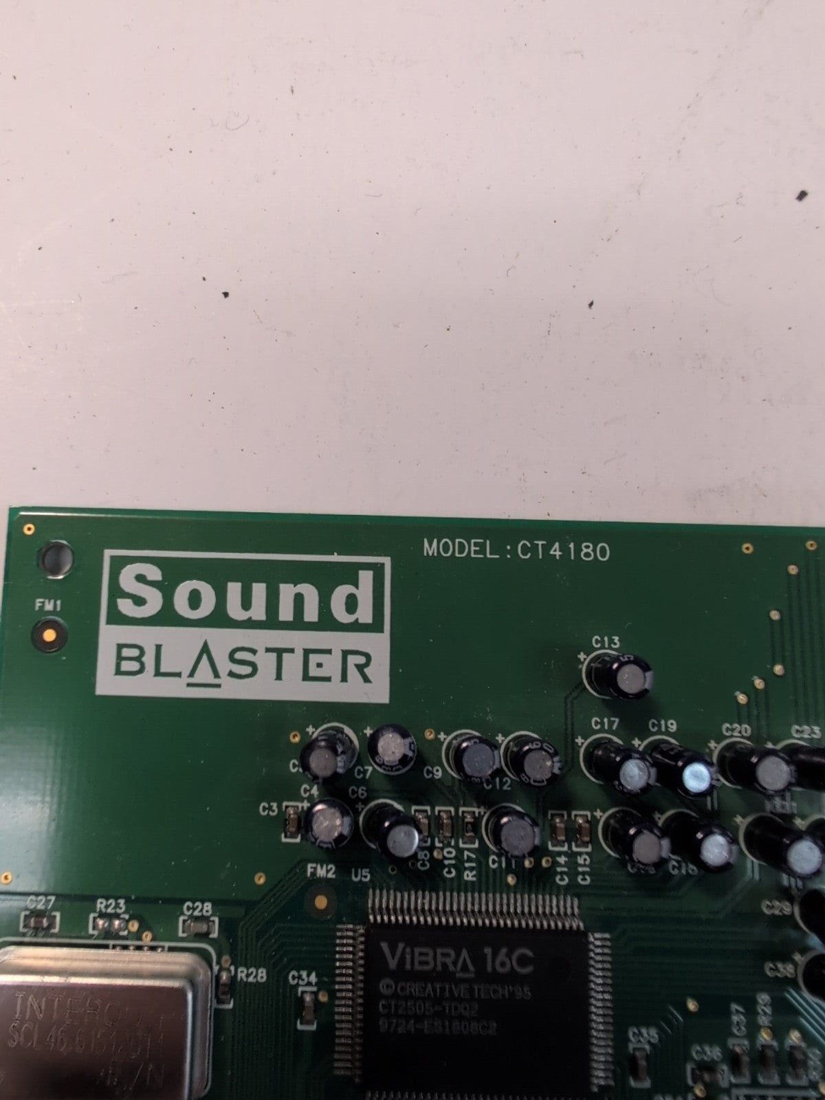 Creative Sound Blaster 16 VIBRA CT4180 4180 PC ISA Sound Card W/GAMEPORT -