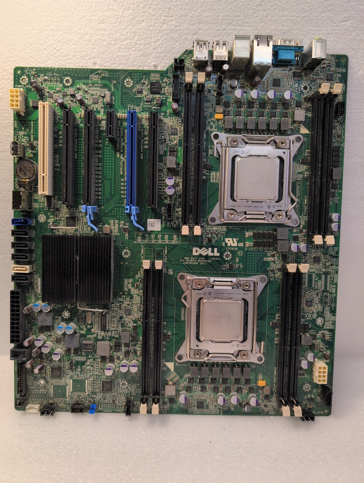 🎸 Dell 0Y56T3 Dual Socket LGA2011 Server Motherboard w/ 2x Xeon E5-2630
