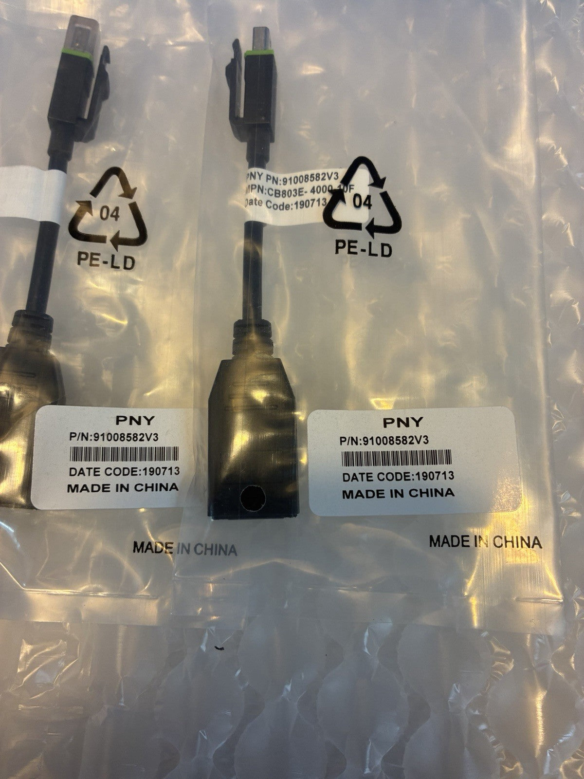 4x 🔥 PNY Mini DisplayPort (Male) to Standard DisplayPort (Female) Adapters