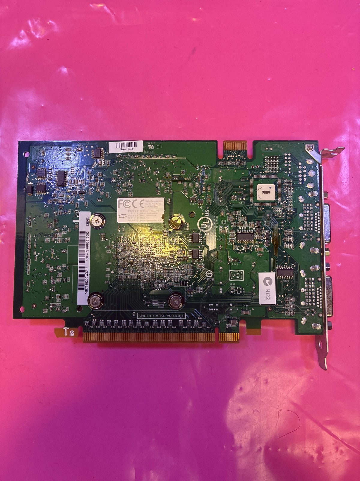 Apple 🔥 NVIDIA Quadro P345 Graphics Card Dual DVI PCIe x16 Video Card 630-7876