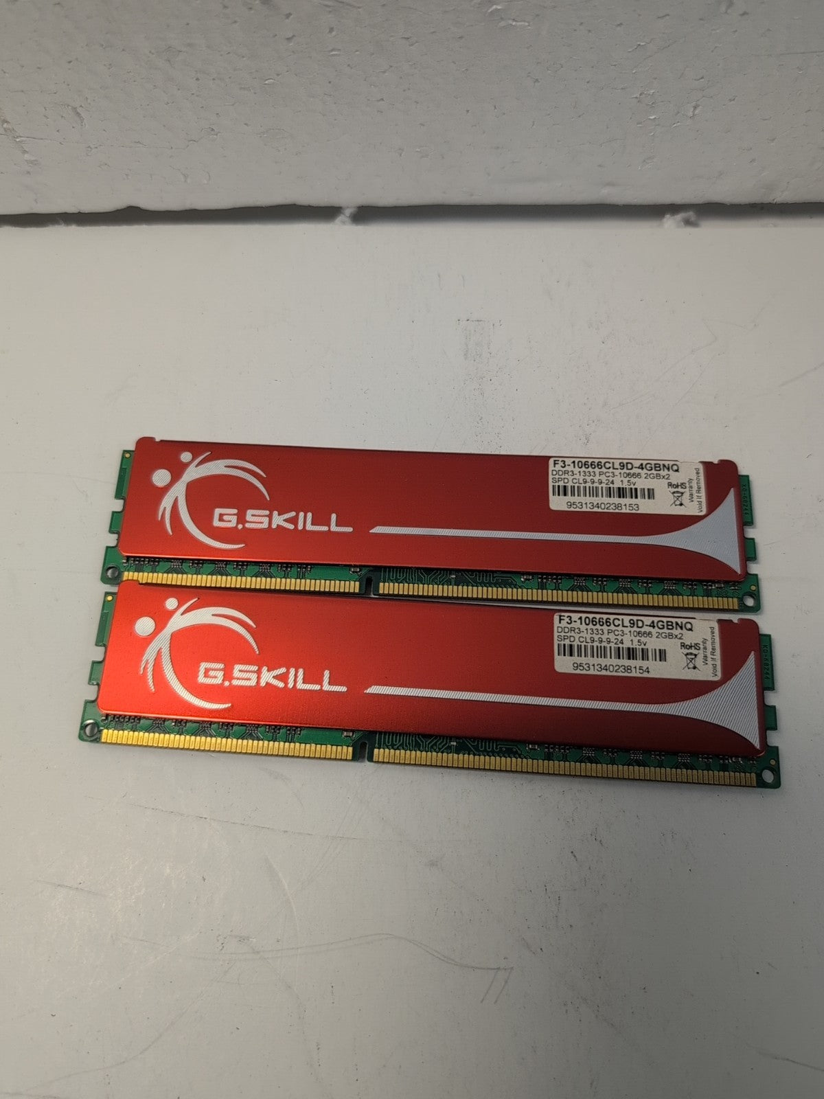 🔥 4GB (2x2GB) G. SKILL 1333MHz PC3-10666 DDR3 SDRAM Memory 10666CL9D-4GBNQ  -