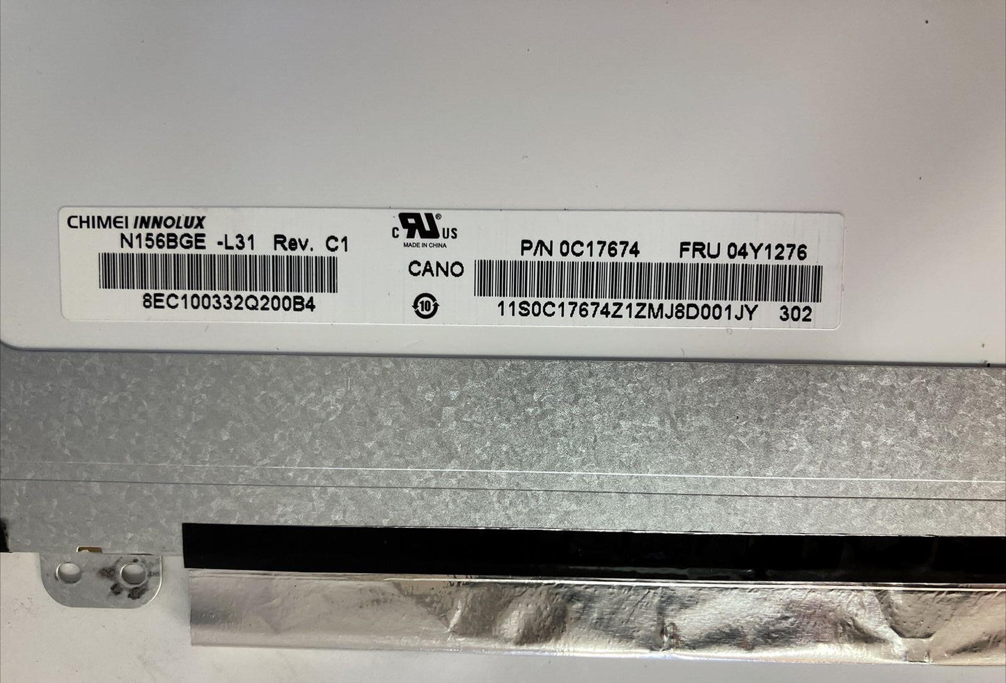 Lenovo 15.6" LCD Screen Display P/N 0C17674 FRU 04Y1276 For IdeaPad Laptop ~