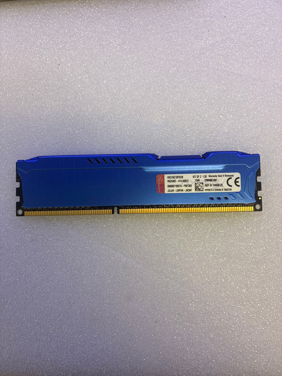 🔥 Kingston HyperX Fury Blue DDR3 1600MHz   4GB    HX316C10FK2/8