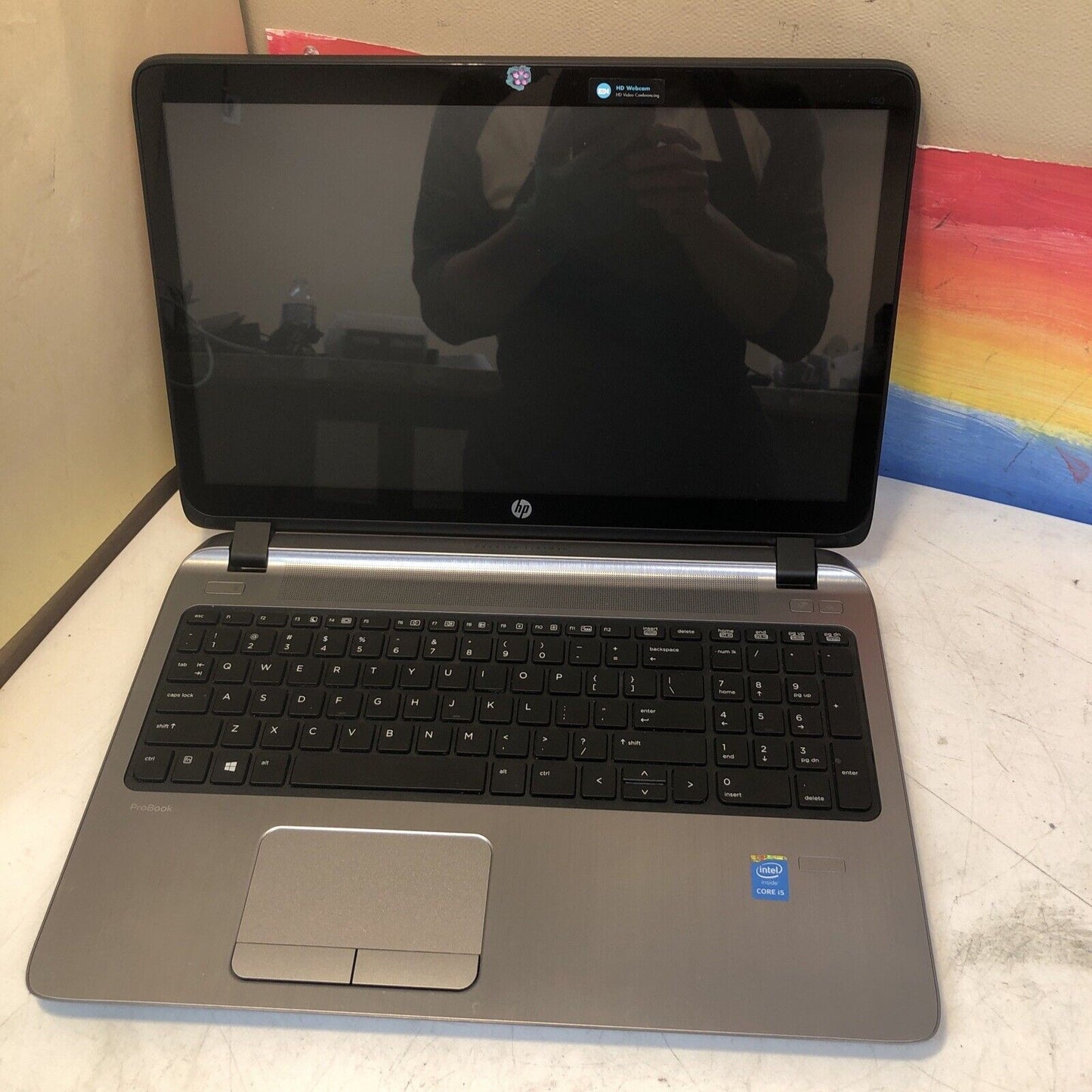 $ HP ProBook 450 G2 15.6" /w CPU no RAM no HDD no battery no wifi card no caddy