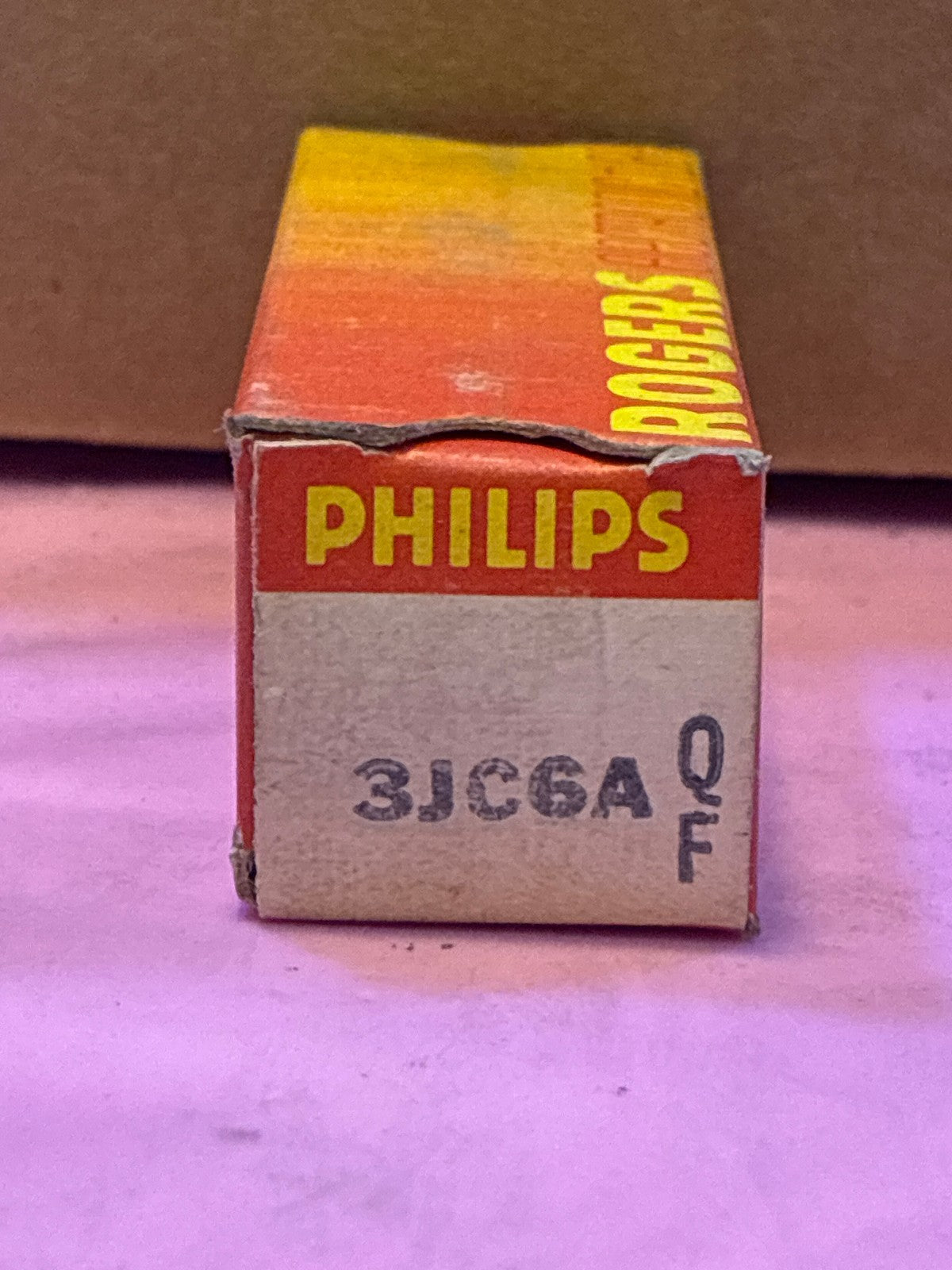 🔥 Philips Rogers 3JC6A Vacuum Tube NOS Vintage Radio Tube in Original Box
