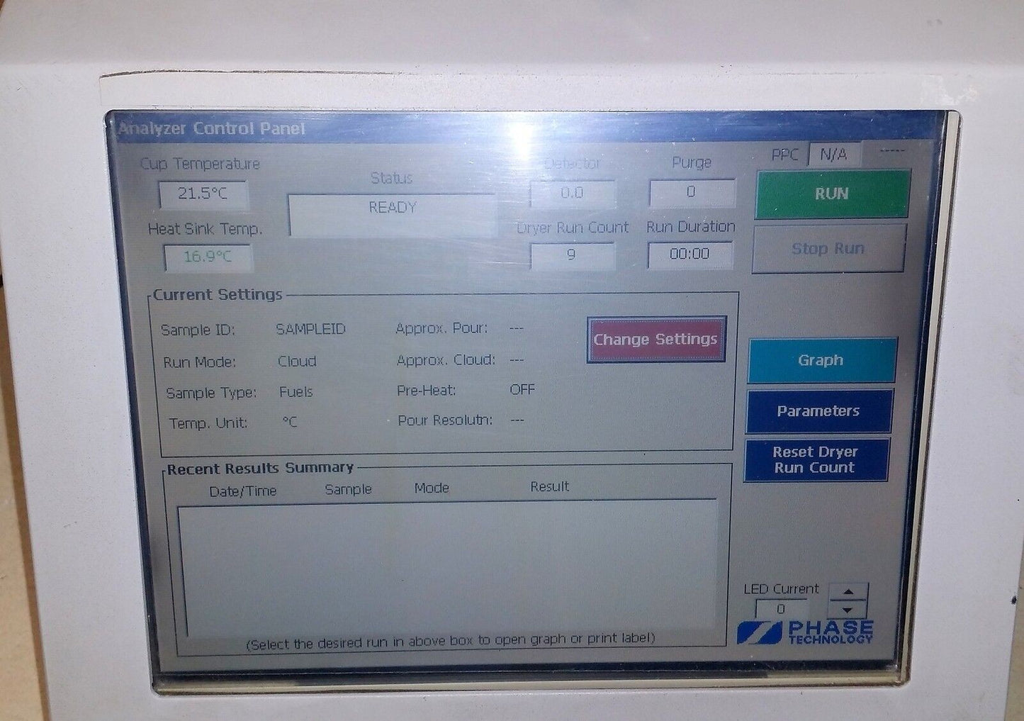 Phase Technology 70X PCA70X Lab Analyzer PCA-70X (read)