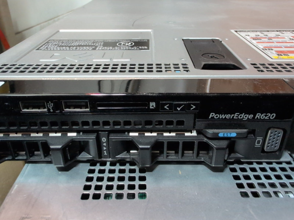 - Dell PowerEdge R620 Server 2x Xeon E5-2620 V2/2x 495W PSU (NO RAM/HDD/CADDY)