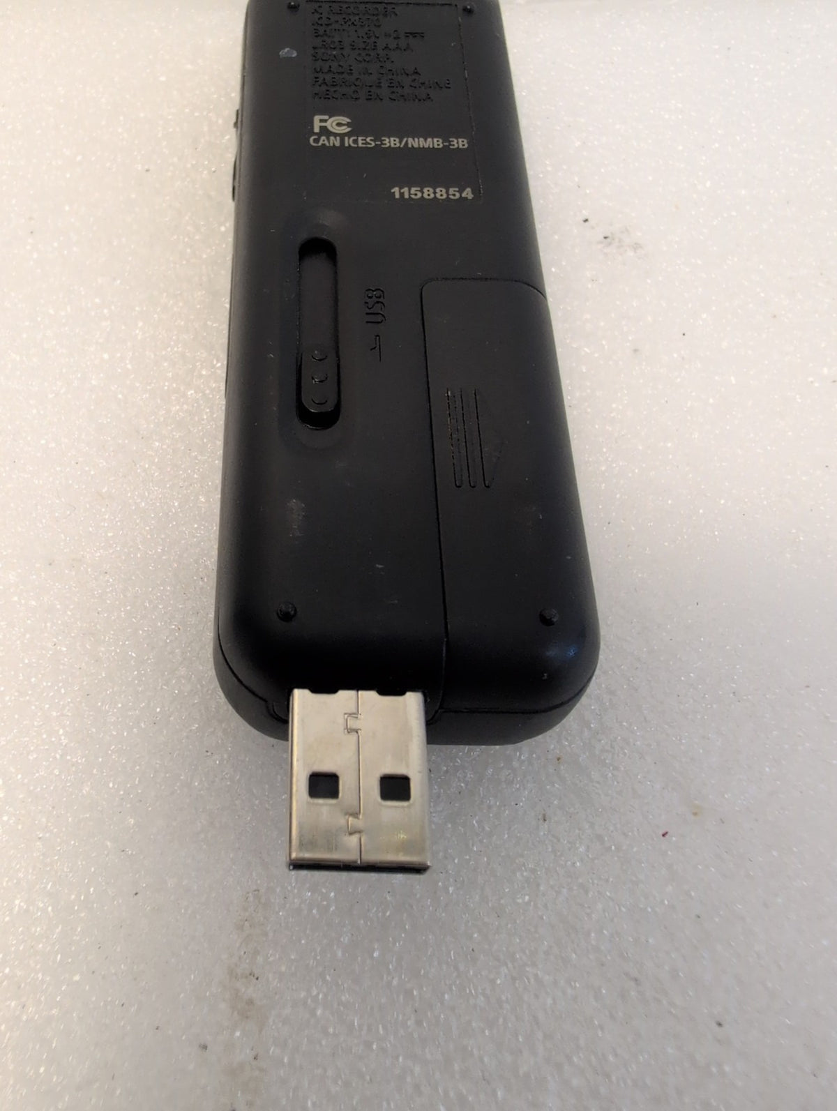 🎸 Sony ICD-PX370 Digital Voice IC Recorder Black microSD Slot USB Flip-Out