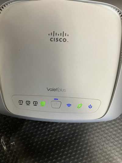 ~ Cisco Valet Plus M20 Wireless Router /10/100/1000 4 Port Ethernet Router White
