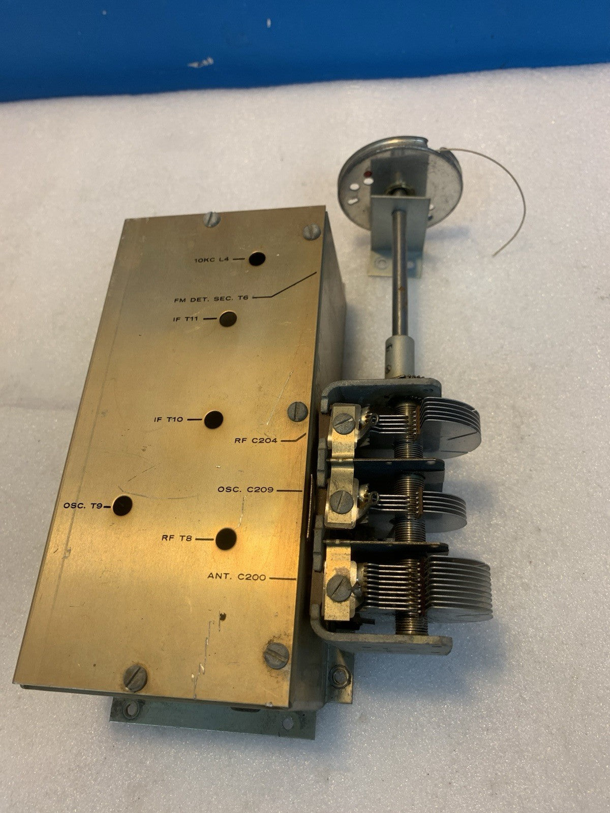 🔥 Vintage AM FM Multi Gang Variable Capacitor Tuning Assembly Radio