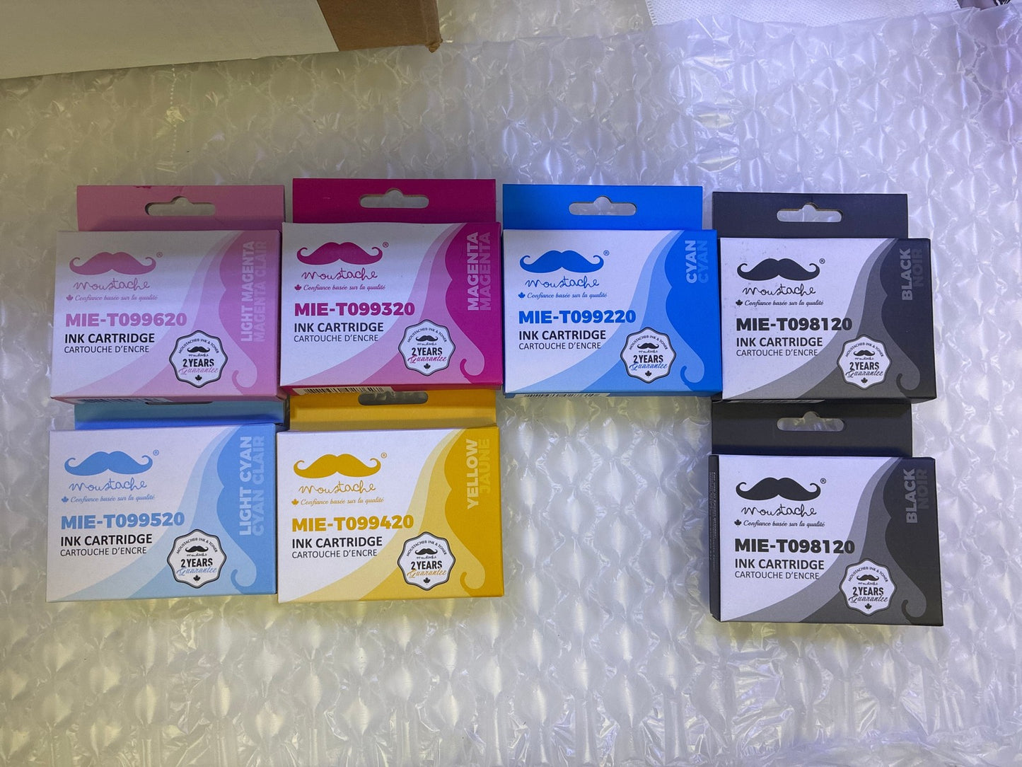 🔥 Moustache Compatible Ink Cartridge Set for Epson T098 T099 Series - 7 Pack