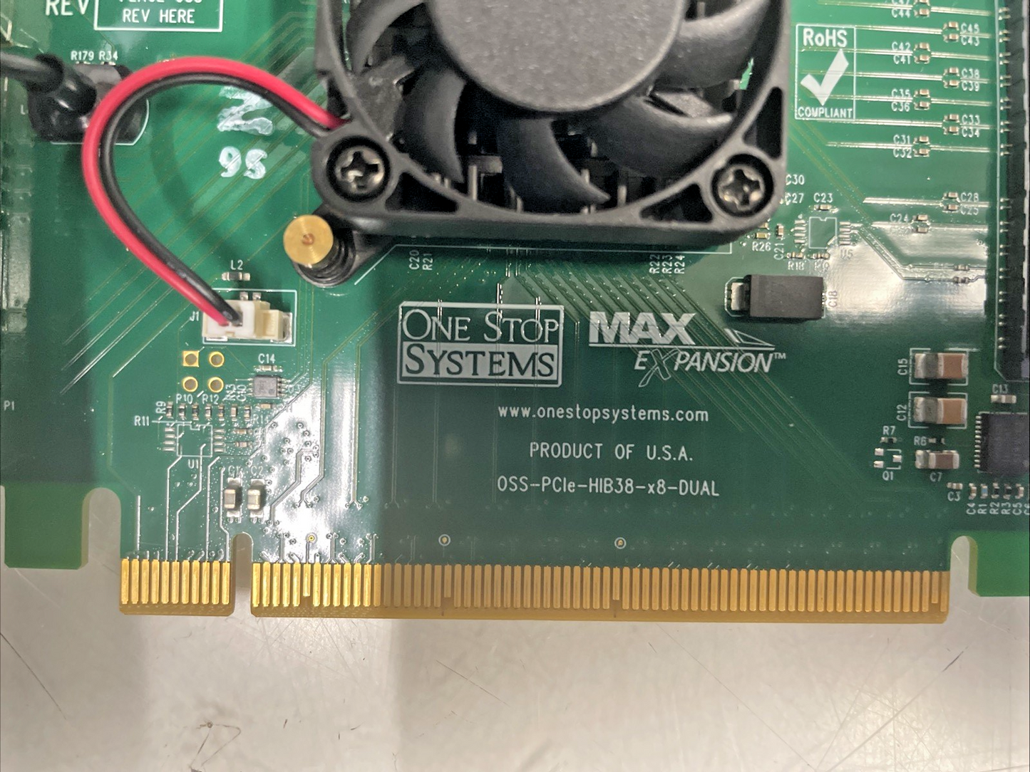 One Stop Systems OSS-PCIe-HIB38-X8-Dual Board  +