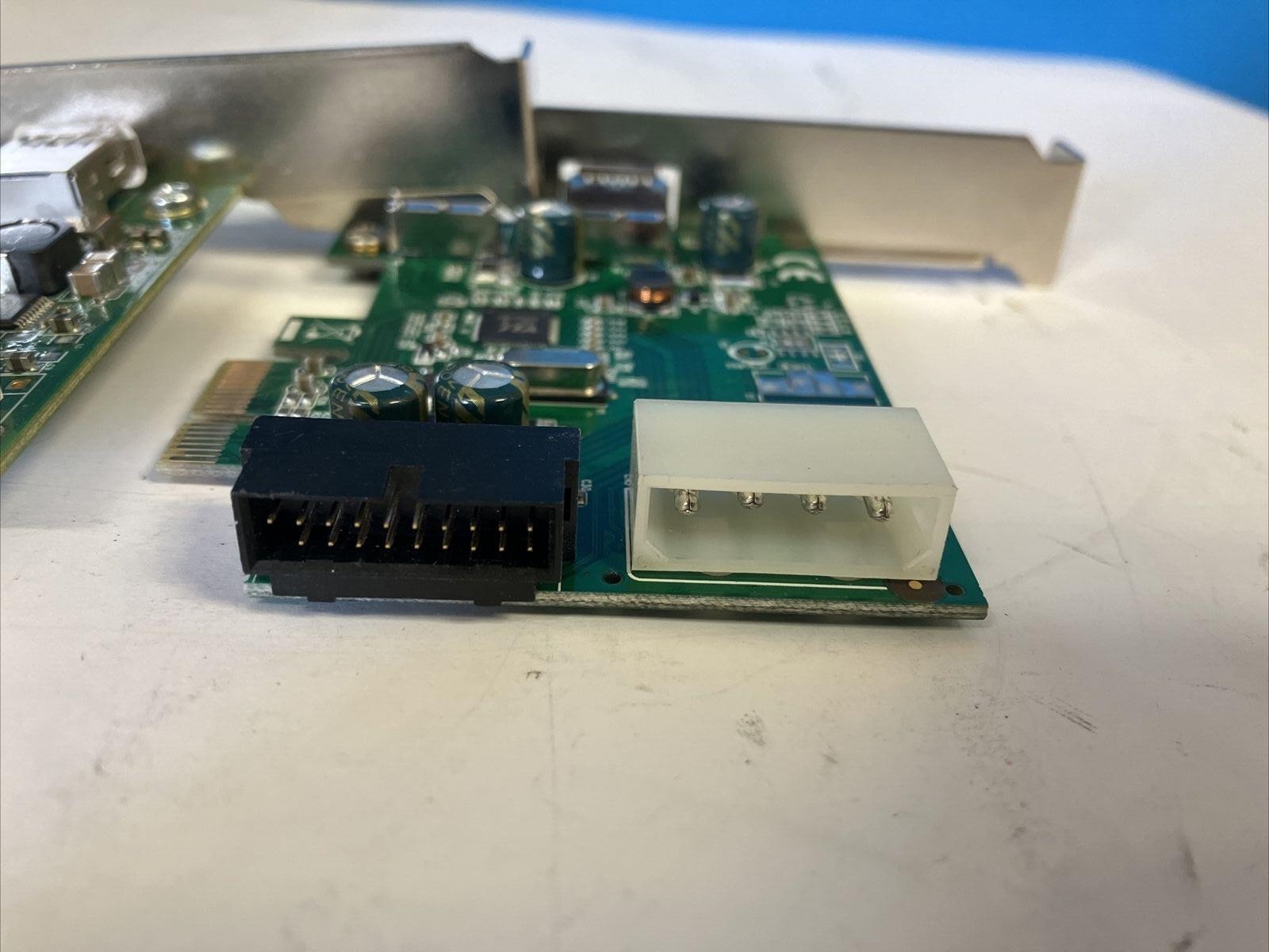 (Lot of 2) Mixed Model PCIe USB Port Expansion Card U3-PCIE2-2P01 / SD-PEX2012 ~