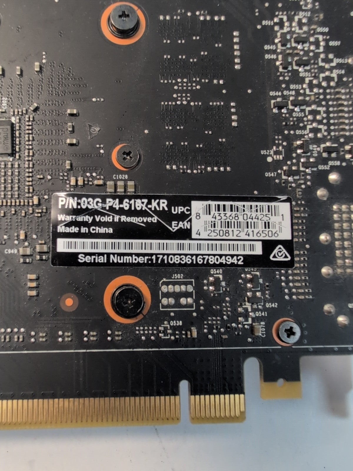 EVGA GeForce GTX 1060 3GB SSC Gaming ACX 3.0 Graphic Card (03G-P4-6167-KR) -