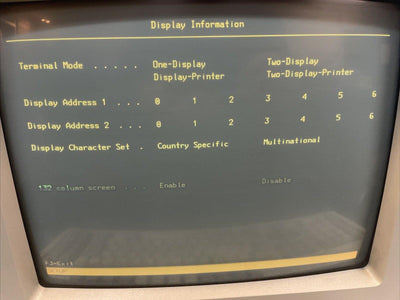 Nice ~ IBM 3487 InfoWindow II Display Station 1993 with IBM P/N 1395660 keyboard