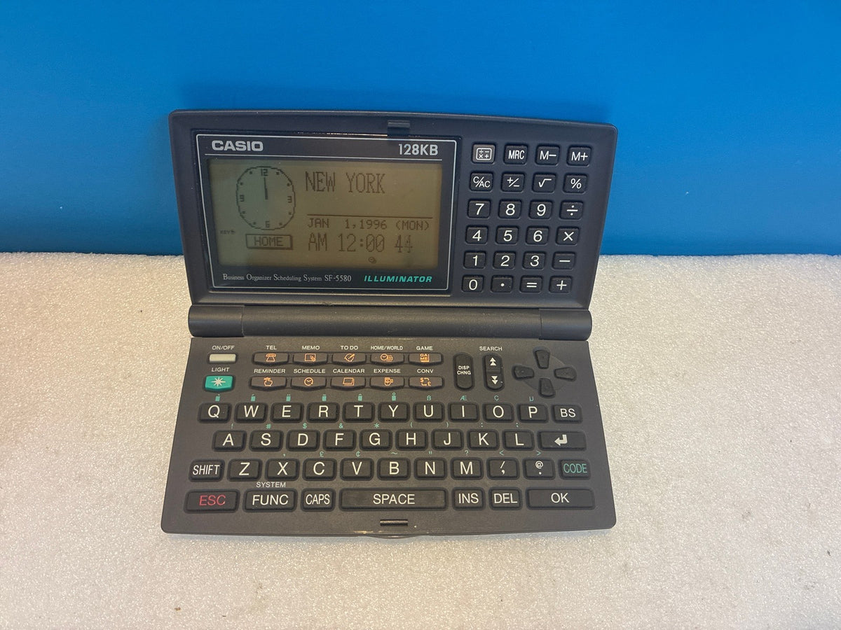 🔥 Casio SF-5580 Business Organizer Scheduling System 128KB Vintage