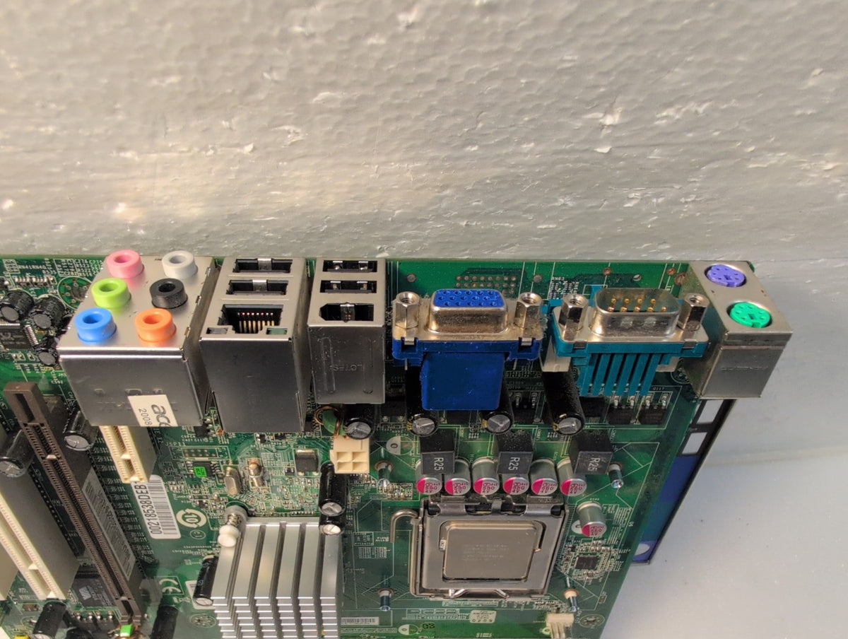 🎸 Acer N1996 Micro-ATX Motherboard LGA775 with Intel Pentium E2180 2.0GHz CPU