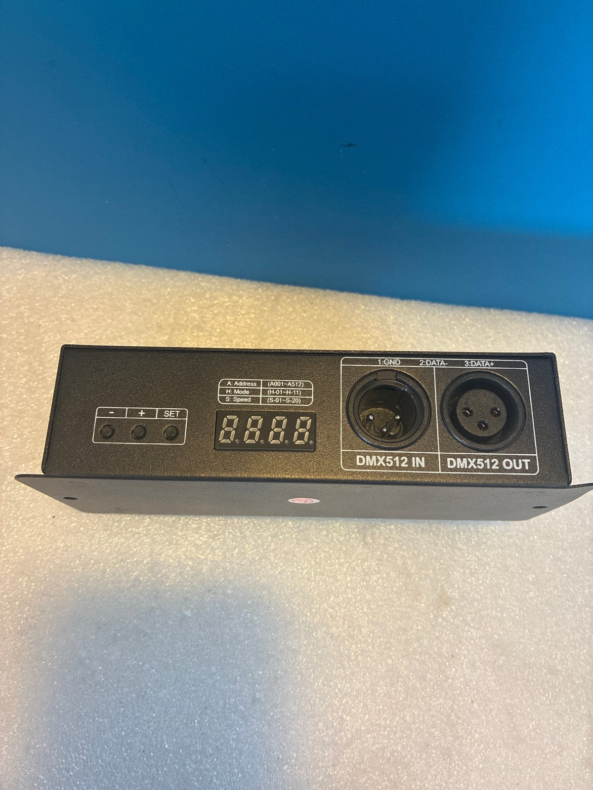 🔥 DMX512 4-Channel LED Decoder Controller DC12-24V XLR RJ45 Stage Lighting