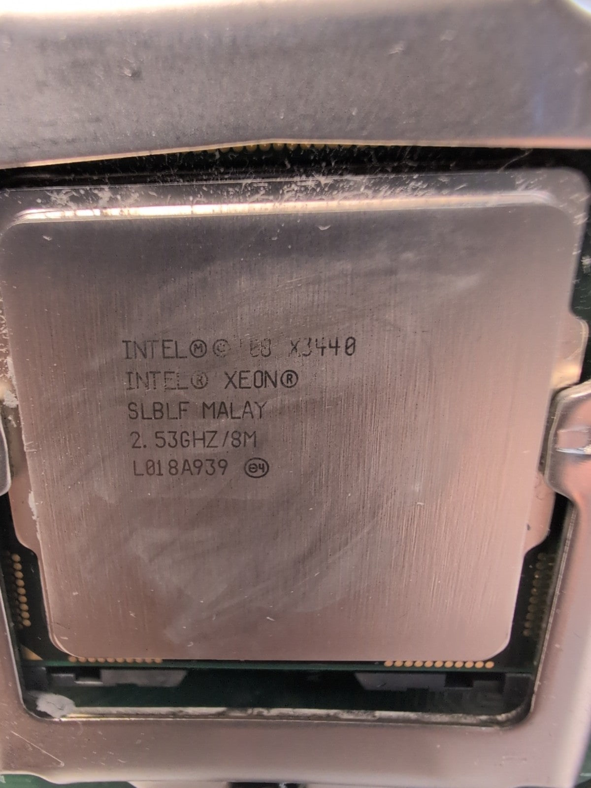 Supermicro X8SIL-F Computer Motherboard W/ X3440 CPU Tested -