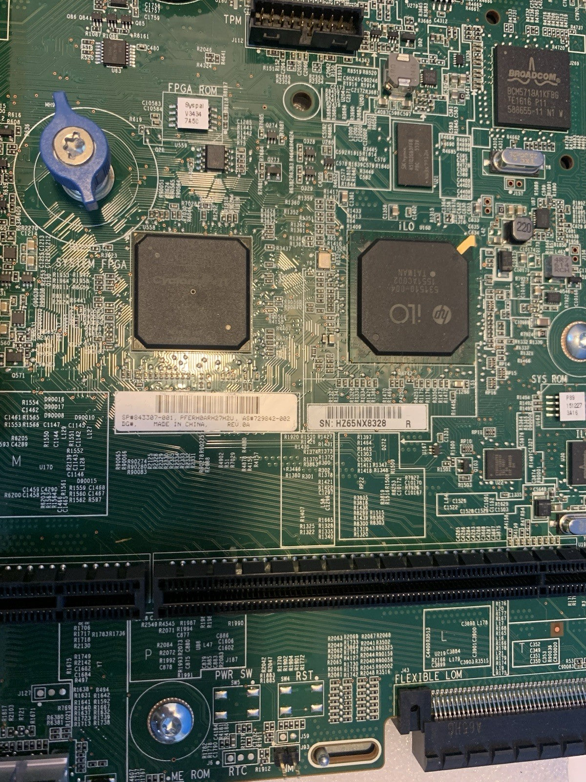 🔥 HP 843307-001 LGA 2011 System Board for ProLiant DL360, DL380 Gen9 + CPU