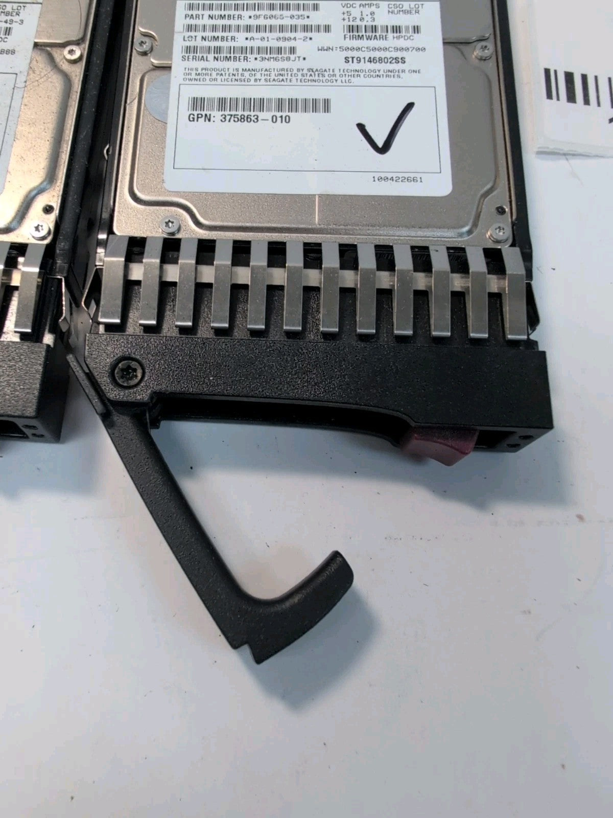 4x HP 432320-001 430165-003  2.5" 146GB 10K RPM SAS Hard Drive With Caddy -